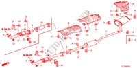 TUBO ESCAPE(DIESEL) para Honda ACCORD 2.2 EX 4 portas 6 velocidades manuais 2009
