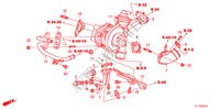 TURBO COMPRESSOR(DIESEL) para Honda ACCORD 2.2 ES 4 portas 6 velocidades manuais 2009