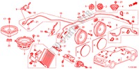 ANTENA RADIO/ALTIFALANTE(LH) para Honda ACCORD 2.0 ELEGANCE 4 portas automática de 5 velocidades 2011