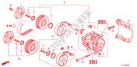 AR CONDICIONADO(COMPRESSOR)(DIESEL) para Honda ACCORD 2.2 EX 4 portas 6 velocidades manuais 2010