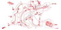 AR CONDICIONADO(MANGUEIRAS/TUBOS)(2.0L)(LH) para Honda ACCORD 2.0 ELEGANCE 4 portas 6 velocidades manuais 2011