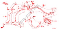 AR CONDICIONADO(MANGUEIRAS/TUBOS)(2.4L)(D.) para Honda ACCORD 2.4 EX 4 portas 6 velocidades manuais 2011