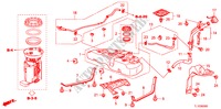 DEPOSITO COMBUSTIVEL para Honda ACCORD 2.0 ES 4 portas automática de 5 velocidades 2011