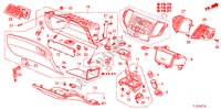 GUARNICAO PAINEL INSTRU.(LADO PASSAGEIRO)(D.) para Honda ACCORD 2.0 ES 4 portas automática de 5 velocidades 2011