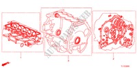 KIT JUNTAS(2.0L) para Honda ACCORD 2.0 ES 4 portas automática de 5 velocidades 2011