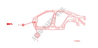 OLHAL(LATERAL) para Honda ACCORD 2.2 EX 4 portas 6 velocidades manuais 2010