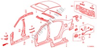 PAINEIS EXTERIOR/PAINEL TRASEIRO para Honda ACCORD 2.2 EX 4 portas 6 velocidades manuais 2010