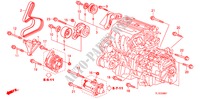 SUPORTE FIXACAO MOTOR(2.4L) para Honda ACCORD 2.4 TYPE S 4 portas automática de 5 velocidades 2010