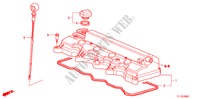 TAMPA CABECA MOTOR(2.0L) para Honda ACCORD 2.0 ES 4 portas automática de 5 velocidades 2011