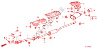 TUBO ESCAPE(2.0L) para Honda ACCORD 2.0 ES 4 portas automática de 5 velocidades 2011