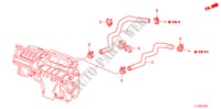 TUBO FLEXIVEL LAVA(2.4L)(D.) para Honda ACCORD 2.4 EX 4 portas 6 velocidades manuais 2011