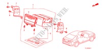 UNIDADE DE AUDIO(NAVEGACAO) para Honda ACCORD 2.2 EX 4 portas 6 velocidades manuais 2010