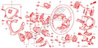 VOLANTE(SRS) para Honda ACCORD 2.0 ES 4 portas automática de 5 velocidades 2011