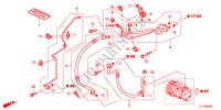 AR CONDICIONADO(MANGUEIRAS/TUBOS)(2.0L)(LH) para Honda ACCORD 2.0 EXECUTIVE 4 portas 6 velocidades manuais 2012