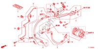 AR CONDICIONADO(MANGUEIRAS/TUBOS)(2.4L)(LH) para Honda ACCORD 2.4 S 4 portas automática de 5 velocidades 2012