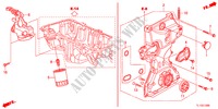 BOMBA OLEO(2.0L) para Honda ACCORD 2.0 ELEGANCE 4 portas 6 velocidades manuais 2012