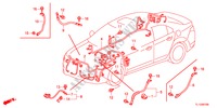 CABLAGEM(1)(LH) para Honda ACCORD 2.4 TYPE S 4 portas automática de 5 velocidades 2012