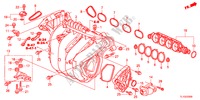COLECTOR ADMISSAO(2.0L) para Honda ACCORD 2.0 S 4 portas 6 velocidades manuais 2012