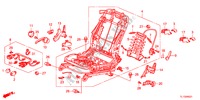 COMP. BANCO FR.(D.)(ALTURA ANUAL) para Honda ACCORD 2.0 ELEGANCE 4 portas automática de 5 velocidades 2012