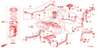 DEPOSITO COMBUSTIVEL para Honda ACCORD 2.4 EXECUTIVE 4 portas automática de 5 velocidades 2012