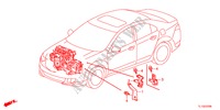 ESTEIO DO ARNES DO MOTOR para Honda ACCORD 2.0 EXECUTIVE 4 portas automática de 5 velocidades 2012