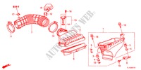 FILTRO AR(2.4L) para Honda ACCORD 2.4 EXECUTIVE 4 portas 6 velocidades manuais 2012