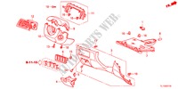 GUARNICAO PAINEL INSTRU.(LADO CONDUTOR)(LH) para Honda ACCORD 2.4 TYPE S 4 portas 6 velocidades manuais 2012