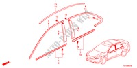 MOLDURA para Honda ACCORD 2.0 COMFOT 4 portas 6 velocidades manuais 2012