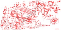 PAINEL INSTRUMENTOS(LH) para Honda ACCORD 2.2 EXECUTIVE 4 portas automática de 5 velocidades 2012