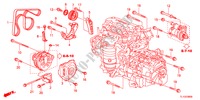 SUPORTE ALTERNADOR/TENSOR(2.0L) para Honda ACCORD 2.0 EX 4 portas 6 velocidades manuais 2012