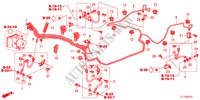 TUBAGENS TRAVAOES(VSA)(LH) para Honda ACCORD 2.4 TYPE S 4 portas automática de 5 velocidades 2012