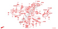 TURBO COMPRESSOR(DIESEL) para Honda ACCORD 2.2 ELEGANCE 4 portas automática de 5 velocidades 2012