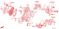 BOMBA AGUA(2.4L) para Honda ACCORD TOURER 2.4 TYPE S 5 portas 6 velocidades manuais 2009