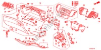 GUARNICAO PAINEL INSTRU.(LADO PASSAGEIRO) (D.) para Honda ACCORD TOURER 2.0 ES-GT 5 portas automática de 5 velocidades 2009