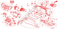 GUARNICAO PAINEL INSTRU.(LADO PASSAGEIRO) (LH) para Honda ACCORD TOURER 2.0 EXECUTIVE 5 portas automática de 5 velocidades 2009