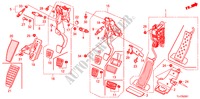 PEDAL(D.) para Honda ACCORD TOURER 2.4 TYPE S 5 portas automática de 5 velocidades 2009