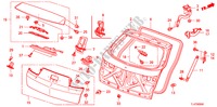 PORTA TRASEIRA para Honda ACCORD TOURER 2.4 TYPE S 5 portas automática de 5 velocidades 2009