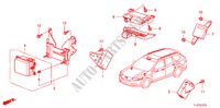 RADAR/LKAS para Honda ACCORD TOURER 2.4 EXECUTIVE 5 portas 6 velocidades manuais 2009