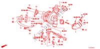TURBO COMPRESSOR(DIESEL) para Honda ACCORD TOURER 2.2 EX 5 portas automática de 5 velocidades 2009
