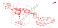 UNIDADE DE AUDIO(NAVEGACAO) para Honda ACCORD TOURER 2.4 TYPE S 5 portas automática de 5 velocidades 2009