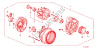 ALTERNADOR(DENSO)(2.4L) para Honda ACCORD TOURER 2.4 EXECUTIVE 5 portas automática de 5 velocidades 2011