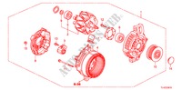 ALTERNADOR(DENSO)(DIESEL) para Honda ACCORD TOURER 2.2 EXECUTIVE-H 5 portas 6 velocidades manuais 2011