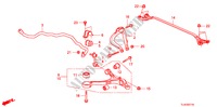 ESTABILIZADOR FRENTE/BRACO INFERIOR FRENTE para Honda ACCORD TOURER 2.2 TYPE S-H 5 portas 6 velocidades manuais 2011
