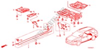 GUARNICAO DA SOLEIRA LATERAL/TAMPA INFERIOR para Honda ACCORD TOURER 2.0 S 5 portas automática de 5 velocidades 2011