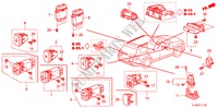 INTERRUPTOR(D.) para Honda ACCORD TOURER 2.0 ES-GT 5 portas automática de 5 velocidades 2011