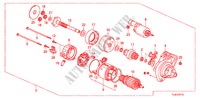 MOTOR ARRANQUE(DENSO)(2.0L) para Honda ACCORD TOURER 2.0 EXECUTIVE 5 portas automática de 5 velocidades 2011