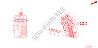 UNIDADE CONTROLO(CABINE)(2) para Honda ACCORD TOURER 2.2 EXECUTIVE 5 portas automática de 5 velocidades 2011