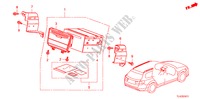 UNIDADE DE AUDIO(NAVEGACAO) para Honda ACCORD TOURER 2.2 EX-H 5 portas 6 velocidades manuais 2010