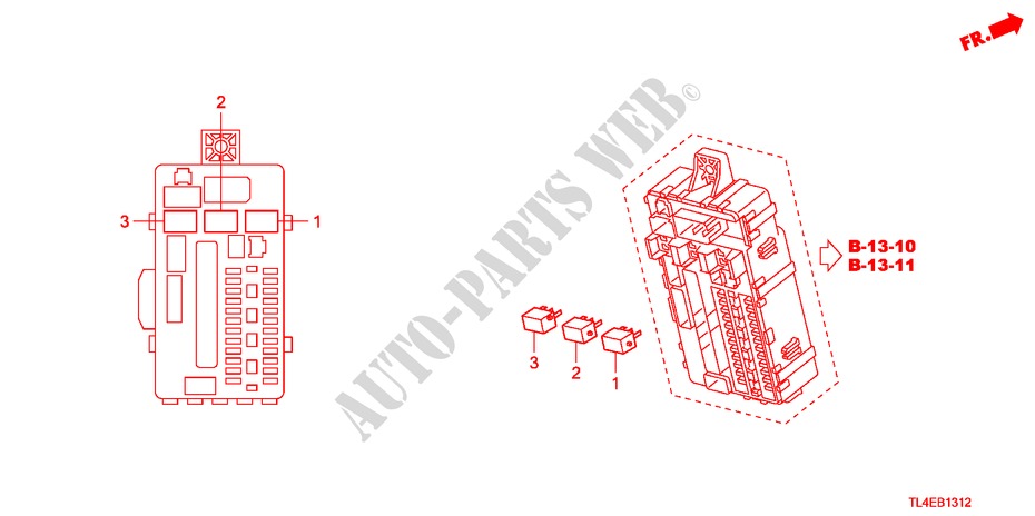 UNIDADE CONTROLO(CABINE)(2) para Honda ACCORD TOURER 2.4 EX 5 portas automática de 5 velocidades 2011