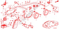 ANTENA RADIO/ALTIFALANTE(D.) para Honda ACCORD TOURER 2.0 ES-GT 5 portas 6 velocidades manuais 2012
